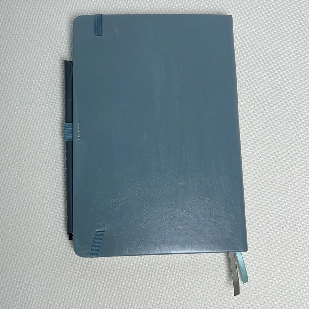 NWT Journal and Pen Set Hand-painted Hard Cover Ruled Paper Notebook 100 GSM
